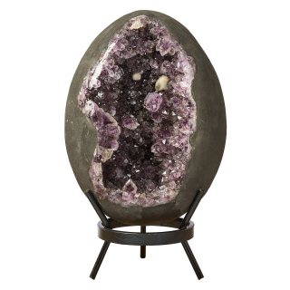 Amethyst Egg on Metal Stand (35.5kg) (1pc) NFD