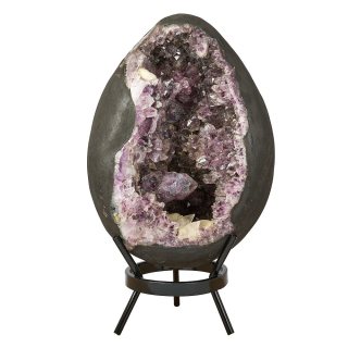 Amethyst Egg on Metal Stand (38.75kg) (1pc) (NFD)
