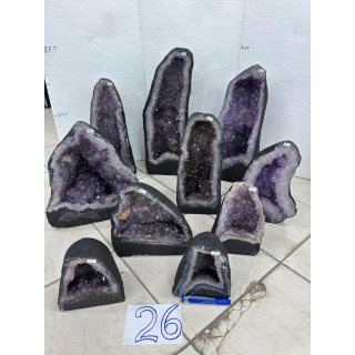 Amethyst Cathedral Crate No.26. 179.4KG (10PCS)