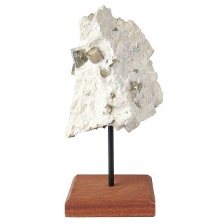 Pyrite Cubes in Basalt on Stand 0.9kg (1pc)