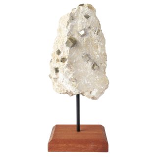 Pyrite Cubes in Basalt on Stand 1.21kg (1pc)