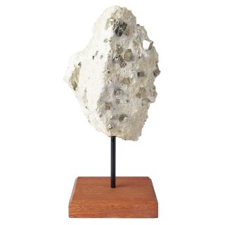 Pyrite Cubes in Basalt on Stand 1.18kg (1pc)