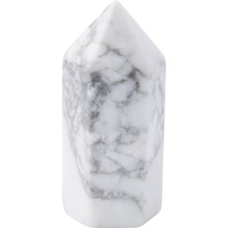 White Howlite Polished Point 15x30/40mm (1pc) NETT