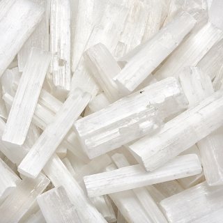 Selenite Sticks 10cm approx (1 BOX) approx 14kg per carton NFD