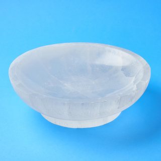 Selenite Double Tier Round Bowl 20cm (1pc)
