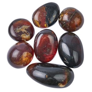 Blue Amber Tumblestones (by the gram)