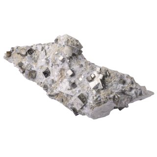 Pyrite Cubes in Matrix approx 7-8", Spain (1pc)