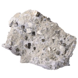 Pyrite Cubes in Matrix approx 8-9", Spain (1pc)