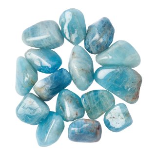 Aquamarine Tumblestones, 20-40mm, Africa (100g)