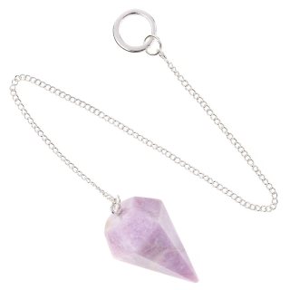 Lepidolite Pendulum, 25mm x 40mm (1pc)