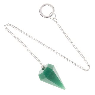 Green Aventurine Pendulum,18/20mm x 30/35mm (1pc)