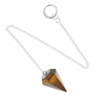 Golden Tiger Eye Pendulum, 18/20mm x 25/35mm (1pc)