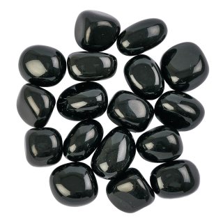 Black Obsidian Mediium Tumblestones, 20-30mm (250g)