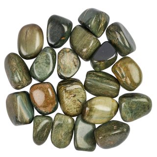 Natural Silver Cats Eye Medium Tumblestones 20-30mm (250g) 