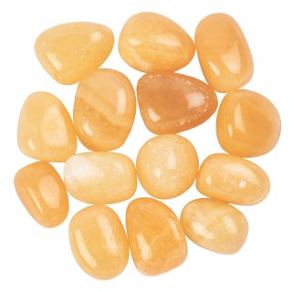 Orange Calcite Medium Tumblestones, 20-30mm (250g) 