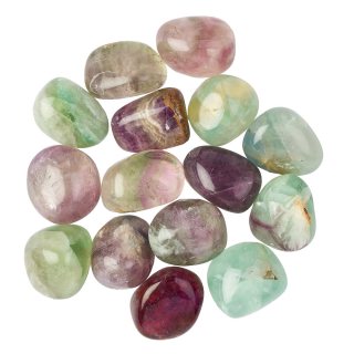 Rainbow Fluorite Medium Tumblestones, 20-30mm,  (250g)