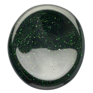 Green Goldstone Freeform Worry Stone (1pc)