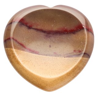 Mookaite Heart Worry Stone  (1pc)