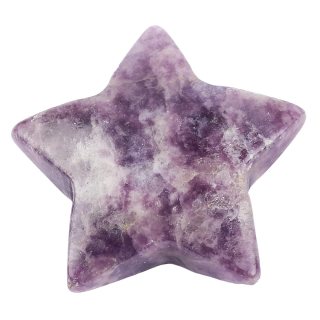 Lepidolite Star 8mm x 28/30mm (1pc)