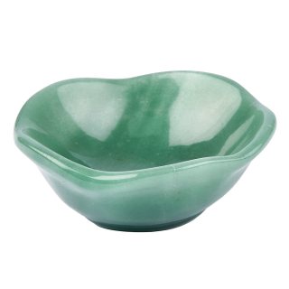 Green Aventurine Freeform Bowl, 60/63mm (1pc)