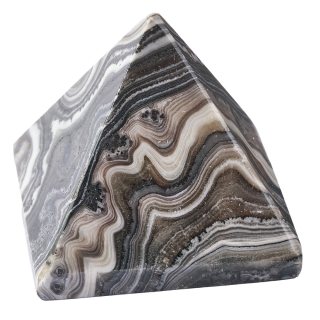 Banded Zebra Jasper Pyramid, 15/40x25/40mm (1pc)