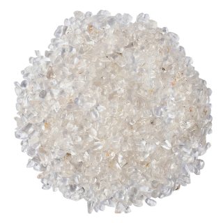 Polished Quartz Crystal Chips, 3/8mm (100g)