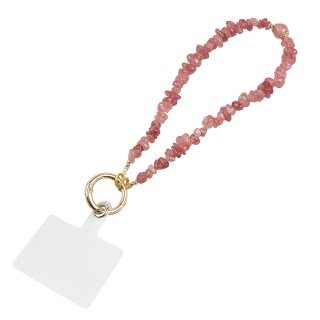 Strawberry Quartz Phone Charm (1pc)