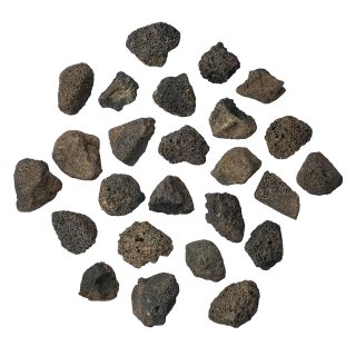 Rough Lava, Black (25pc)