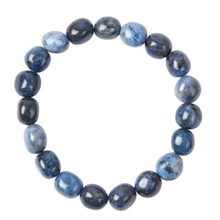 Dumortierite Tumblestone Bracelet, B Grade, China (1pc)