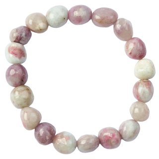 Rubellite Tumblestone Bracelet  (1pc)