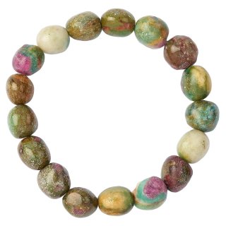 Ruby Fuchsite Tumblestone Bracelet (1pc)
