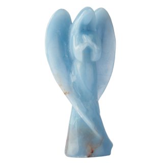Angelite Angel Mary Carving with Wings, 75mm (1pc) NFD