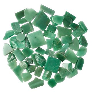 Green Aventurine Freeform Slabs, 4/15mm x 30/70mm (KGS)