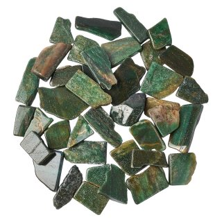 Fuchsite Freeform Slabs, 4/15mm x 30/70mm (KGS)