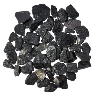 Black Tourmaline Freeform Slabs, 4/15mm x 25/50mm (KGS)