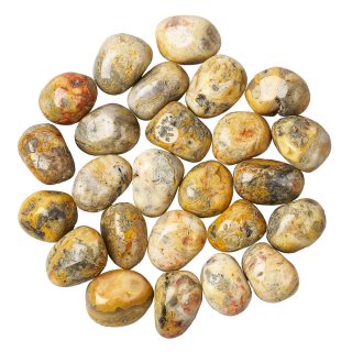 Yellow Crazy Lace Tumblestone Refill (25pcs)