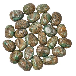 African Green Jasper Tumblestone Refill (25pcs)