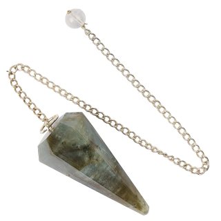 Pendulum Labradorite With 6" Chain (1pc) NETT