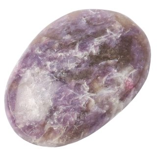 Rubellite with Lepidolite Smoothstone, Madagascar 50-60mm (1pc)