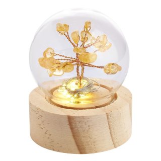 Citrine Tree Lamp, battery operated (1pc) NFD