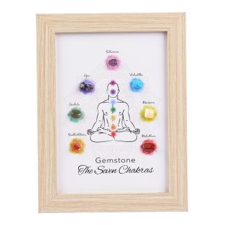 The 7 Chakras Picture in Frame (1pc) NFD