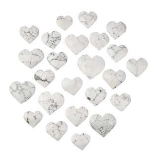 Howlite Hearts (KGS) NFD