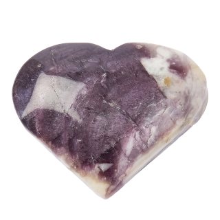 Lepidolite Mica Hearts 50-60mm (1pc)