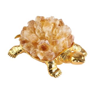 Citrine (heat treated) Gold Turtle (1pc) NFD
