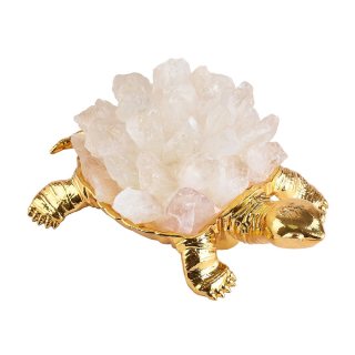 Rock Crystal Gold Turtle (1pc) NFD