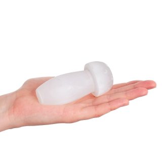 Selenite Mushroom Carving, 100mm (1pc) NFD