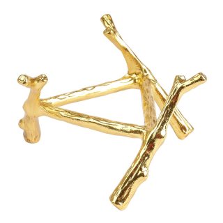 Gold Triangle Shaped Stand (1pc) NFD
