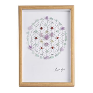 Crystal Grid in Bamboo Box Frame (1pc) NFD