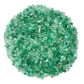 Green Aventurine Tumbled Chips, 3-5mm (100g)