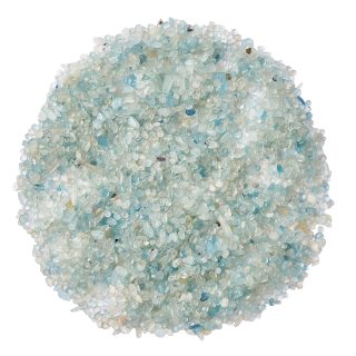 Aquamarine Tumbled Chips, 3-5mm (100g)